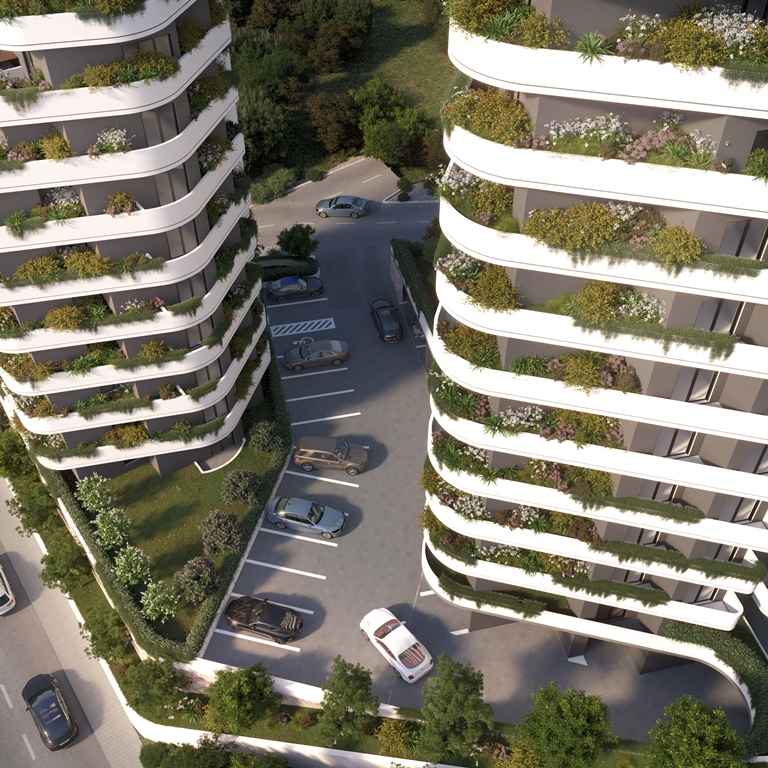 Apartments in a new beautiful complex in Becici
